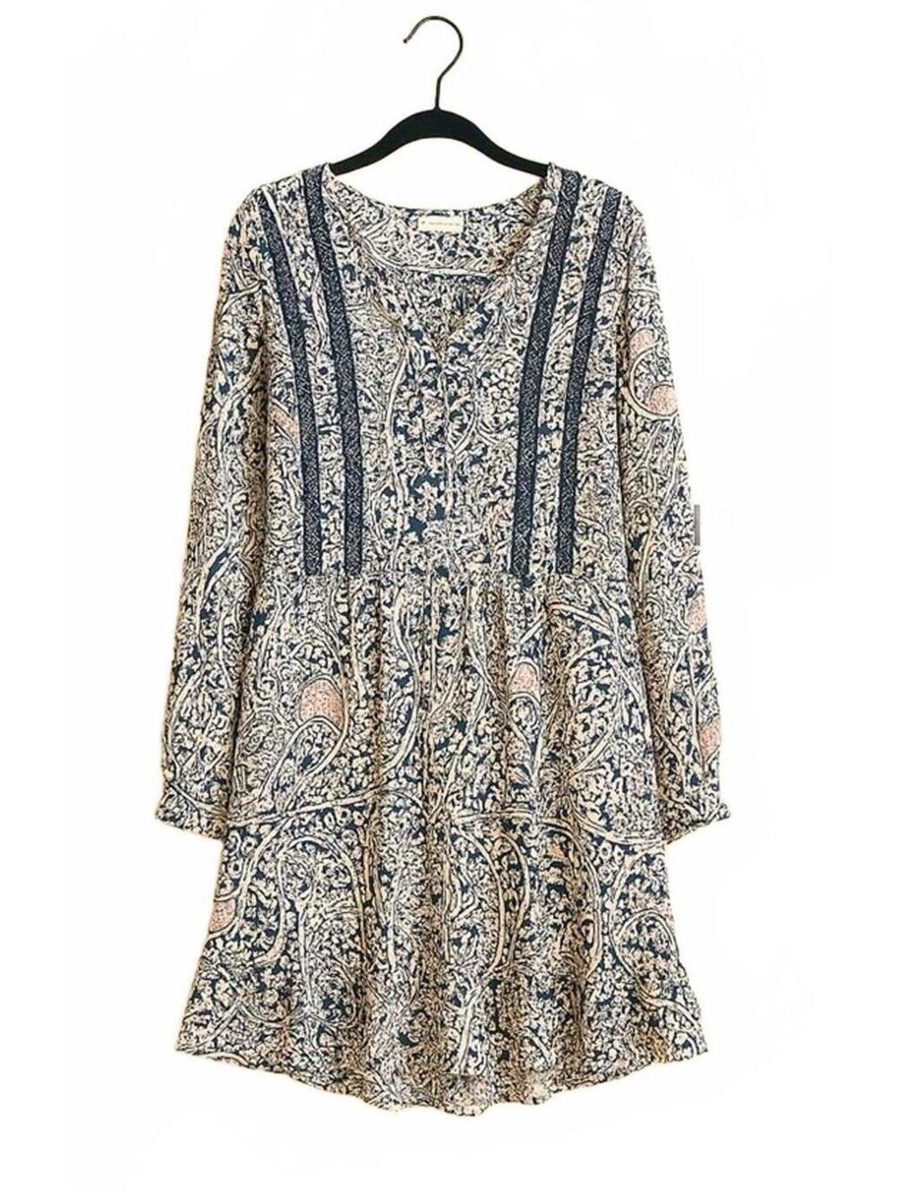 Dress by Tiny Blue and Cream Paisley Tunic Dress